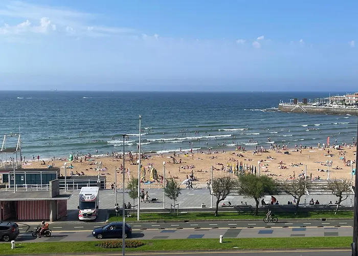 La Maestra Del Mar - Garaje - Wifi - Vistas Al Mar - Vut-3491-as Apartman Gijón